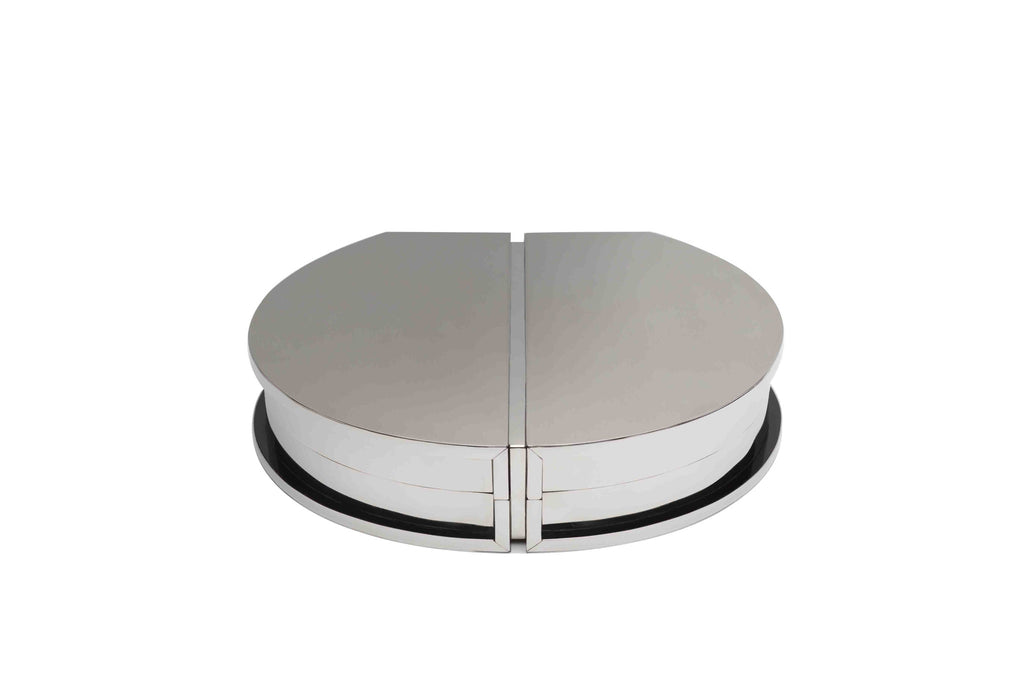Nathalie Trad Milo Clutch Bag-Stainless Steel